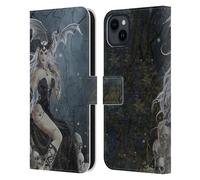 Head Case Designs Licenza Ufficiale Nene Thomas Drago Pazzo Della Regina Dei Teschi Gotico Custodia Portafoglio in Pelle Compatibile con Apple iPhone 15 Plus