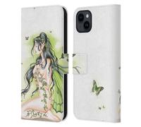 Head Case Designs Licenza Ufficiale Nene Thomas Edera Con Farfalla Fate Custodia Portafoglio in Pelle Compatibile con Apple iPhone 15 Plus