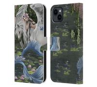 Head Case Designs Licenza Ufficiale Nene Thomas Sirena Delle Acque Tranquille E Pegaso Foresta Profonda Custodia Portafoglio in Pelle Compatibile con Apple iPhone 15 Plus