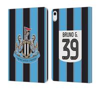 Head Case Designs Licenza Ufficiale Newcastle United Football Club Bruno Guimarães 2025/26 Giocatori Home Kit Custodia Portafoglio in Pelle Compatibile con Apple iPad 10.9 2022/2025