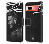Head Case Designs Licenza Ufficiale Newcastle United Football Club Fabian Schär 2024/25 Prima Squadra Custodia Cover in Pelle a Portafoglio Compatibile con Google Pixel 7a