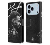 Head Case Designs Licenza Ufficiale Newcastle United Football Club Jacob Murphy 2024/25 Prima Squadra Custodia Portafoglio in Pelle Compatibile con Apple iPhone 17 PRO