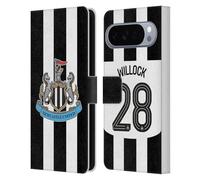 Head Case Designs Licenza Ufficiale Newcastle United Football Club Joe Willock 2024/25 Giocatori Home Kit Custodia Portafoglio in Pelle Compatibile con Google Pixel 10 Pro XL