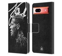 Head Case Designs Licenza Ufficiale Newcastle United Football Club Joelinton 2024/25 Prima Squadra Custodia Cover in Pelle a Portafoglio Compatibile con Google Pixel 7a