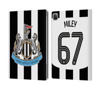 Head Case Designs Licenza Ufficiale Newcastle United Football Club Lewis Miley 2024/25 Giocatori Home Kit Custodia Portafoglio in Pelle Compatibile con Apple iPad PRO 12.9 2020/2021/2022