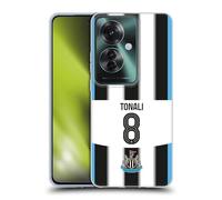 Head Case Designs Licenza Ufficiale Newcastle United Football Club Sandro Tonali 2025/26 Giocatori Home Kit Custodia in Gel [Protezione di Grado Militare] Compatibile con Oppo Reno11 F 5G / F25 Pro 5G