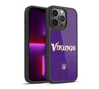 Head Case Designs Licenza Ufficiale NFL Aspetto Sdrucito Minnesota Vikings Logo Cover in Gel Rinforzata [Protezione di Grado Militare] Compatibile con Apple iPhone 13 PRO