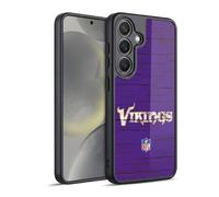Head Case Designs Licenza Ufficiale NFL Aspetto Sdrucito Minnesota Vikings Logo Cover in Gel Rinforzata [Protezione di Grado Militare] Compatibile con Samsung Galaxy S24 5G