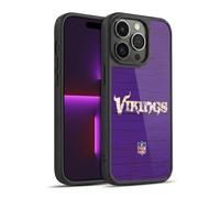 Head Case Designs Licenza Ufficiale NFL Aspetto Sdrucito Minnesota Vikings Logo Cover in Gel Rinforzata [Protezione di Grado Militare] Compatibile con Apple iPhone 14 PRO