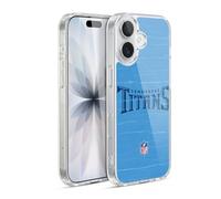 Head Case Designs Licenza Ufficiale NFL Aspetto Sdrucito Tennessee Titans Logo Custodia in Gel [Protezione di Grado Militare] Compatibile Con Apple iPhone 17 E Compatibile Con MagSafe