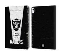 Head Case Designs Licenza Ufficiale NFL Banner 100esimo Las Vegas Raiders Logo Art Custodia Portafoglio in Pelle Compatibile con Apple iPad Air 13 2024/2025