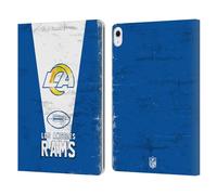 Head Case Designs Licenza Ufficiale NFL Banner 100esimo Los Angeles Rams Logo Art Custodia Portafoglio in Pelle Compatibile con Apple iPad Air 13 2024/2025