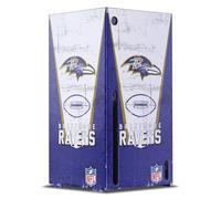 Head Case Designs Licenza Ufficiale NFL Banner Baltimore Ravens Console Da Gioco Wrap Compatibile con Xbox Series X
