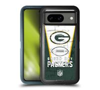 Head Case Designs Licenza Ufficiale NFL Banner Green bay Packers Logo Art Custodia Antiurto Ultra Blindata Compatibile con Google Pixel 8