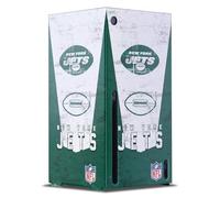 Head Case Designs Licenza Ufficiale NFL Banner New York Jets Console Da Gioco Wrap Compatibile con Xbox Series X