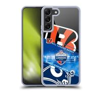 Head Case Designs Licenza Ufficiale NFL Bengals VS. Rams 2019 London Games Custodia in Gel [Protezione di Grado Militare] Compatibile con Samsung Galaxy S22+ 5G E Compatibile con MagSafe