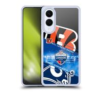 Head Case Designs Licenza Ufficiale NFL Bengals VS. Rams 2019 London Games Custodia in Gel [Protezione di Grado Militare] Compatibile con Samsung Galaxy S25 Edge