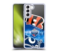 Head Case Designs Licenza Ufficiale NFL Bengals VS. Rams 2019 London Games Custodia in Gel [Protezione di Grado Militare] Compatibile con Samsung Galaxy S21 5G E Compatibile con MagSafe