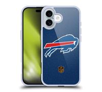 Head Case Designs Licenza Ufficiale NFL Calcio Buffalo Bills Logo Custodia in Gel [Protezione di Grado Militare] Compatibile con Apple iPhone 16 E Compatibile con MagSafe
