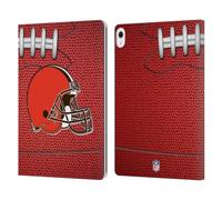 Head Case Designs Licenza Ufficiale NFL Calcio Cleveland Browns Graphics Custodia Portafoglio in Pelle Compatibile con Apple iPad Air 13 2024/2025