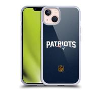 Head Case Designs Licenza Ufficiale NFL Calcio New England Patriots Logo Custodia in Gel [Protezione di Grado Militare] Compatibile con Apple iPhone 13 E Compatibile con MagSafe