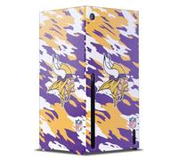 Head Case Designs Licenza Ufficiale NFL Camou Minnesota Vikings Console Da Gioco Wrap Compatibile con Xbox Series X
