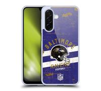 Head Case Designs Licenza Ufficiale NFL Casco Stressato Baltimore Ravens Logo Art Custodia in Gel [Protezione di Grado Militare] Compatibile con Samsung Galaxy A26 5G