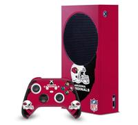 Head Case Designs Licenza Ufficiale NFL Colpo di Scopa Arizona Cardinals Pacchetto Console Da Gioco Wrap E Pelle Per Controller Compatibile con Xbox Series S