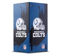 Head Case Designs Licenza Ufficiale NFL Colpo di Scopa Indianapolis Colts Console Da Gioco Wrap Compatibile con Xbox Series X