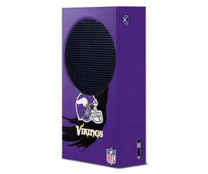 Head Case Designs Licenza Ufficiale NFL Colpo di spazzata Minnesota Vikings Console Da Gioco Wrap Compatibile con Xbox Series S Console