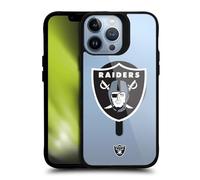Head Case Designs Licenza Ufficiale NFL Fuori Misura Las Vegas Raiders Black Shockproof Bumper Case [Military Grade Protection] Compatible with Apple iPhone 13 Pro Max and Compatible with MagSafe