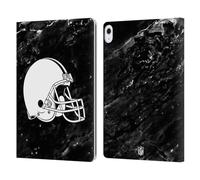 Head Case Designs Licenza Ufficiale NFL Marmo Cleveland Browns Artwork Custodia Portafoglio in Pelle Compatibile con Apple iPad Air 13 2024/2025