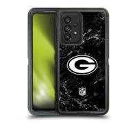Head Case Designs Licenza Ufficiale NFL Marmo Green bay Packers Artwork Custodia Antiurto Ultra Blindata Compatibile con Samsung Galaxy A53 5G (2022)