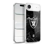 Head Case Designs Licenza Ufficiale NFL Marmo Las Vegas Raiders Artwork Custodia in Gel [Protezione di Grado Militare] Compatibile Con Apple iPhone 17 Air E Compatibile Con MagSafe