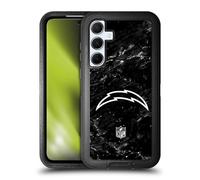 Head Case Designs Licenza Ufficiale NFL Marmo Los Angeles Chargers Artwork Custodia Antiurto Ultra Blindata Compatibile con Samsung Galaxy A55 5G
