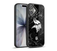 Head Case Designs Licenza Ufficiale NFL Marmo Minnesota Vikings Artwork Cover in Gel Rinforzata [Protezione di Grado Militare] Compatibile con Apple iPhone 17