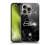 Head Case Designs Licenza Ufficiale NFL Marmo Seattle Seahawks Artwork Custodia Cover Dura per Parte Posteriore Compatibile con Apple iPhone 16 PRO