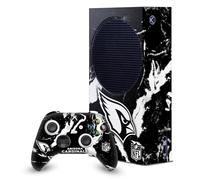 Head Case Designs Licenza Ufficiale NFL Marmoreo Arizona Cardinals Pacchetto Console Da Gioco Wrap E Pelle Per Controller Compatibile con Xbox Series S