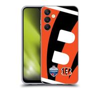 Head Case Designs Licenza Ufficiale NFL Oversized Bengals 2019 London Games Custodia in Gel [Protezione di Grado Militare] Compatibile con Samsung Galaxy A25 5G