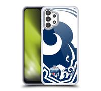 Head Case Designs Licenza Ufficiale NFL Oversized Rams 2019 London Games Custodia in Gel [Protezione di Grado Militare] Compatibile con Samsung Galaxy A13 (2022)