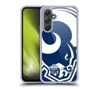 Head Case Designs Licenza Ufficiale NFL Oversized Rams 2019 London Games Custodia in Gel [Protezione di Grado Militare] Compatibile con Samsung Galaxy A54 5G