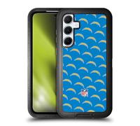 Head Case Designs Licenza Ufficiale NFL Pattern Los Angeles Chargers Artwork Custodia Antiurto Ultra Blindata Compatibile con Samsung Galaxy A55 5G