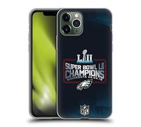 Head Case Designs Licenza Ufficiale NFL Philadelphia Eagles 3 2018 Super Bowl LII Champions Custodia in Gel [Grado Militare] Compatibile con Apple iPhone 11 PRO E Compatibile con MagSafe