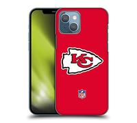 Head Case Designs Licenza Ufficiale NFL Semplice Kansas City Chiefs Logo Custodia Cover Dura per Parte Posteriore Compatibile con Apple iPhone 13