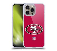 Head Case Designs Licenza Ufficiale NFL Semplice San Francisco 49Ers Logo Custodia in Gel [Protezione di Grado Militare] Compatibile con Apple iPhone 16 PRO Max E Compatibile con MagSafe