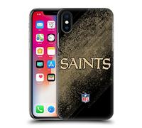 Head Case Designs Licenza Ufficiale NFL Sfocato New Orleans Saints Logo Custodia Cover Dura per Parte Posteriore Compatibile con Apple iPhone X/iPhone XS