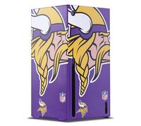 Head Case Designs Licenza Ufficiale NFL Smisurato Minnesota Vikings Console Da Gioco Wrap Compatibile con Xbox Series X