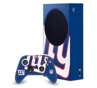 Head Case Designs Licenza Ufficiale NFL Smisurato New York Giants Pacchetto Console Da Gioco Wrap E Pelle Per Controller Compatibile con Xbox Series S