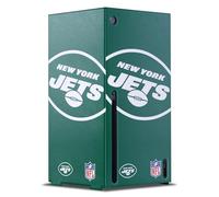 Head Case Designs Licenza Ufficiale NFL Smisurato New York Jets Console Da Gioco Wrap Compatibile con Xbox Series X
