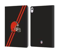 Head Case Designs Licenza Ufficiale NFL Strisce Cleveland Browns Logo Custodia Portafoglio in Pelle Compatibile con Apple iPad Air 13 2024/2025